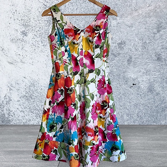 Lauren Ralph Lauren Dresses & Skirts - LAUREN BY RALPH LAUREN | Floral fit and flare dress